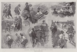 Cycling Sketches in the Environs of Paris